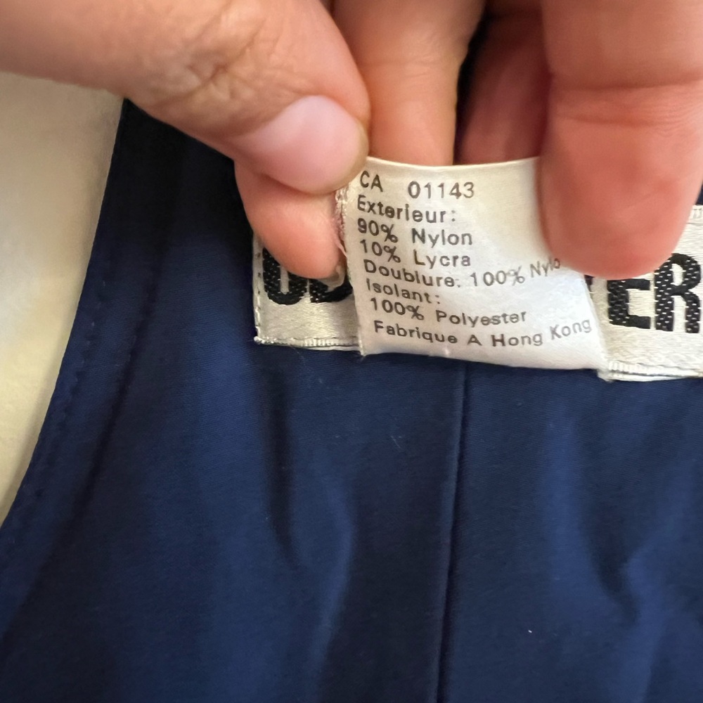 Vintage Obermeyer Navy Blue Snow Ski Bib Overalls Women’s Size 10 Soft Shell - Picture 8 of 16
